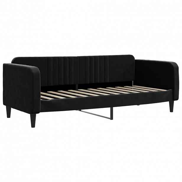 vidaXL Válenda černá 80 x 200 cm samet