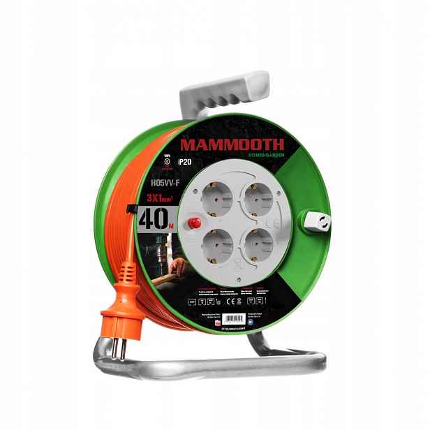 Mammooth Prodlužovací Kabel 40 m 3x1,5 mm² IP20