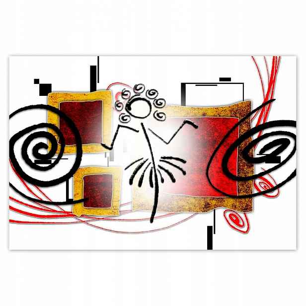 Plakáty 200x135 Elastická tanečnice