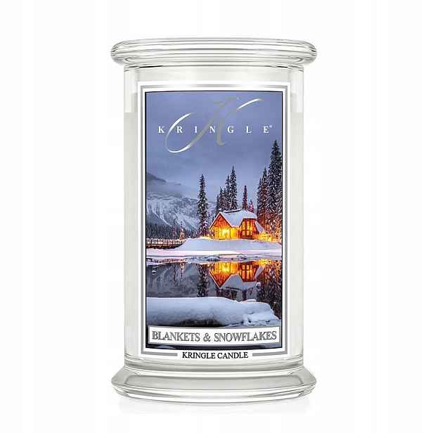 Velká svíčka Blankets & Snowflakes Kringle Candle