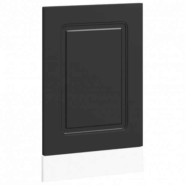 vidaXL Panel na myčku Kalmar černý 45x1,5x57 cm kompozitní dřevo