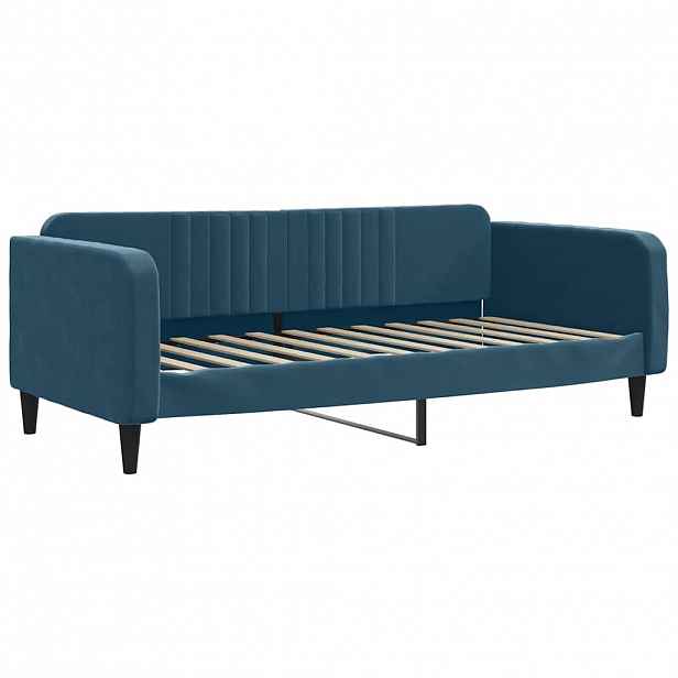 vidaXL Válenda modrá 90 x 200 cm samet