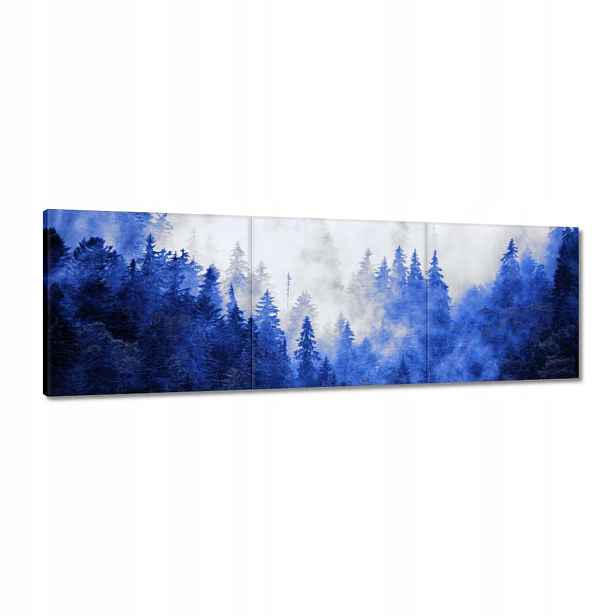 Obrazy 120x40 Modrá krajina Hory