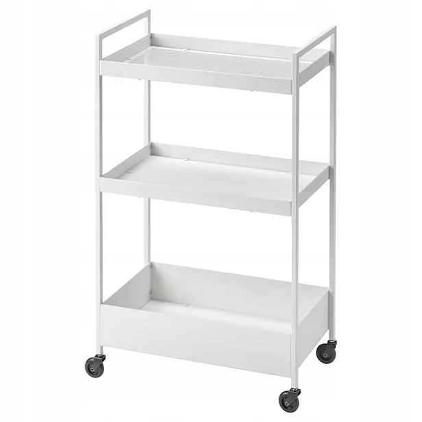 Ikea Nissafors Kočárek bílý 50.5x30x83 cm bar