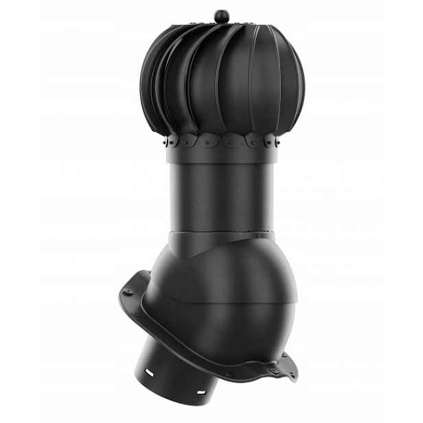 Rotační krb Rotoline profil F fi 150 mm kulatý, černý