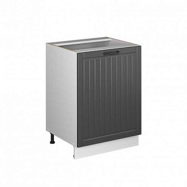 Vicco SPODNÍ SKŘÍŇKA KUCHYŇSKÉ LINKY Fame-Line, Tmavě šedá/Bílá, 60 cm 1 dvířka bez pracovní desky