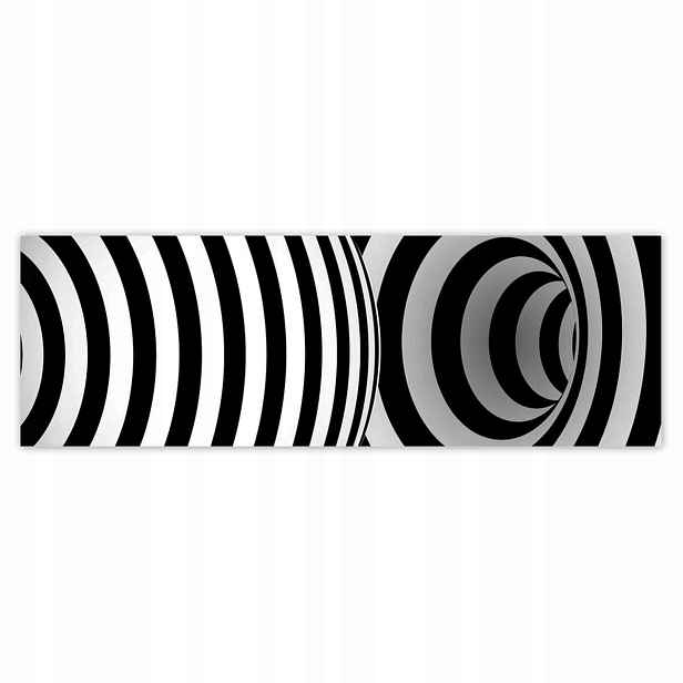 Plakáty 200x66 Abstrackja černobílá