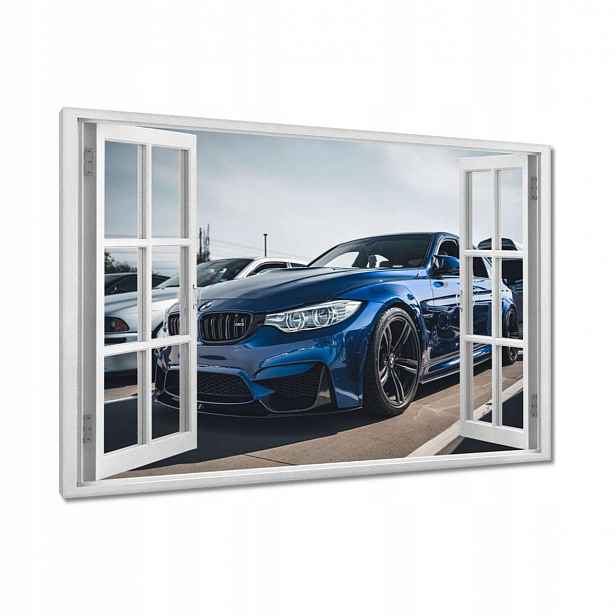 Obrazy 120x80 Modré Bmw M3 Auto
