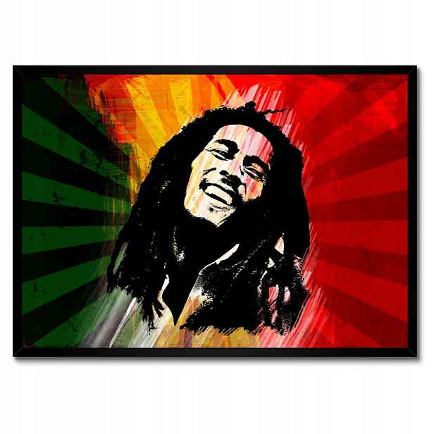 Plakáty v rámu 70x50 Bob Marley Reggae