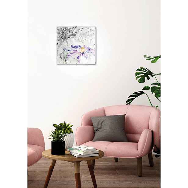 Stropní lampa s pružinou E27 fialová