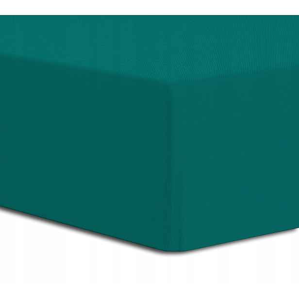 Prostěradlo jersey elastan 220 x 200 s gumičkou zelené na matrace 25 cm