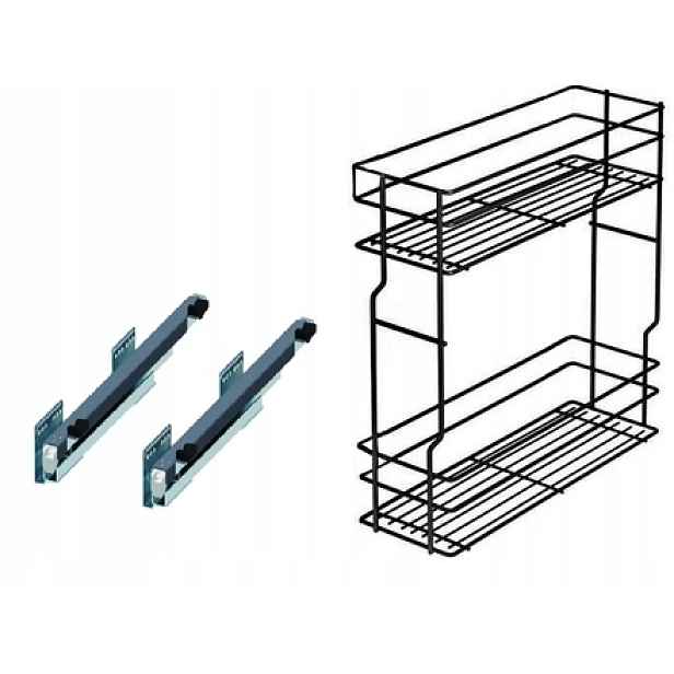 Cargo mini boční Rejs Line Variant Multi 250 levá antracit vodítko