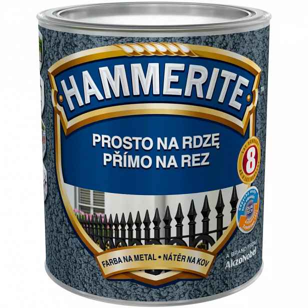 Hammerite kladívková šedá 0,7L