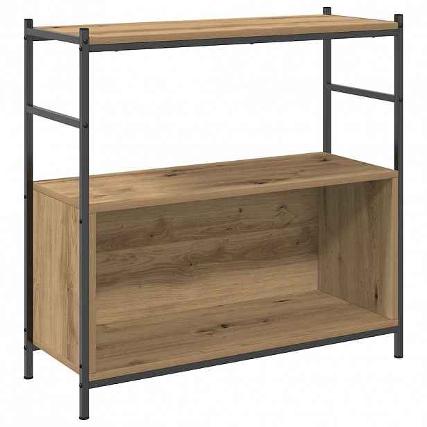 vidaXL Knihovna 80 x 30 x 78,5 cm Kompozitní dřevo Artisanový dub