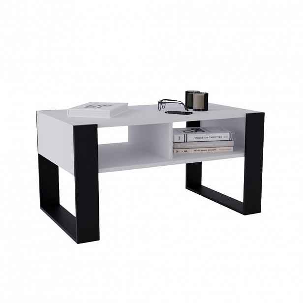 CraftPAK KONZOLOVÝ STOLEK Dřevotřísková deska obdélníkový stabilní Bílý 45/53,6/92 cm