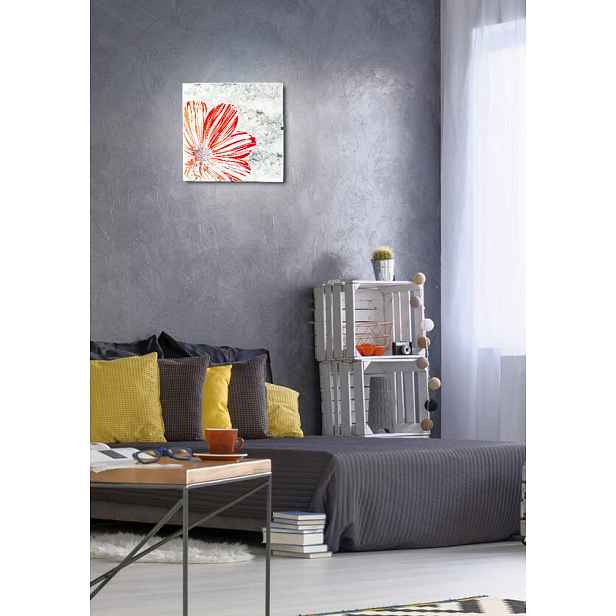 Stropní lampa s pružinou E27 červená