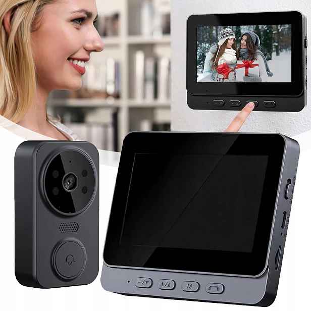 Elektronický Videozvonek, Bezdrátový Zvonek Videotelefonu S Kamerou