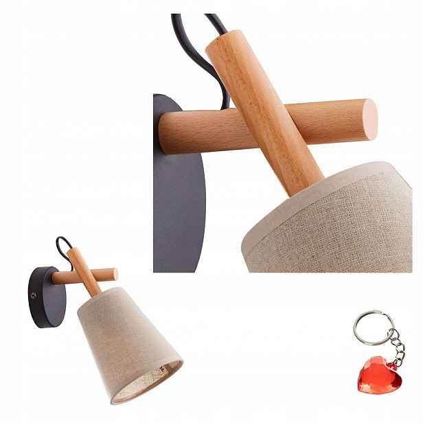 Nástěnné svítidlo Šedá lampa Série Vaio E27 Metal Len Tk Lighting
