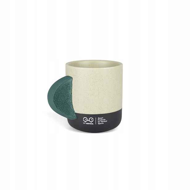 Climbing Mug Evo Modrý horolezecký hrnek z keramiky s modrou rukojetí