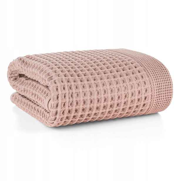 Ručník Melo 90x150 04 růžový s vaflovou strukturou 400 g/m2