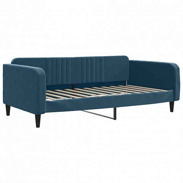 vidaXL Válenda modrá 100 x 200 cm samet