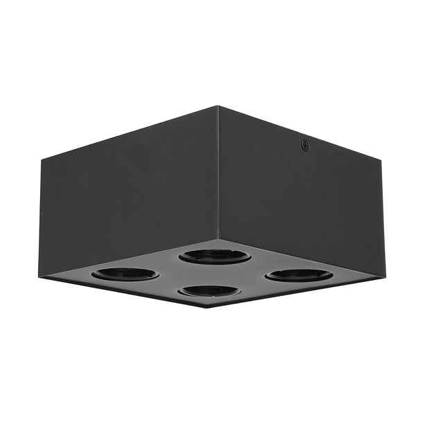 Aigostar Čtyřsměrný kovový Downlight Nástěnný GU10 IP20 Černý