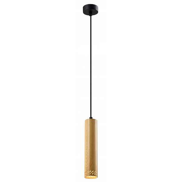 Dřevěná kovová lampa 25W GU10 Tubo Candellux