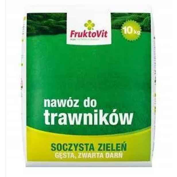 Fruktovit 10kg Hnojivo pro trávníky trávy Dusíkaté Vícesložkové Výkonné