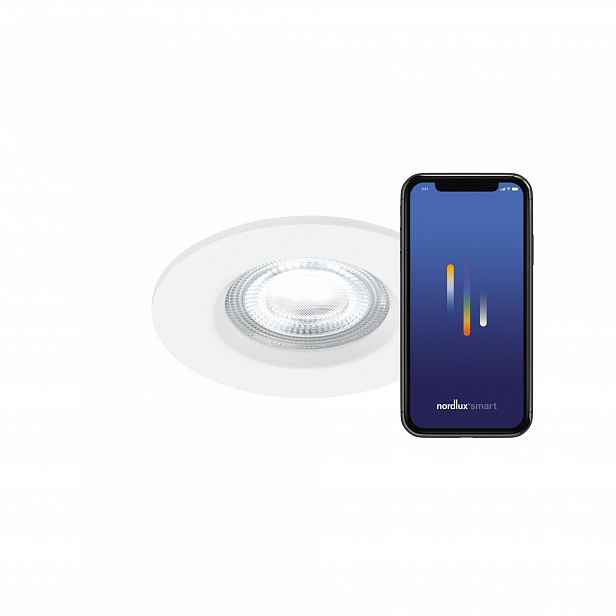 Led koupelnové zapuštěné očko bílé IP65 2200-6500K Don Smart Nordlux