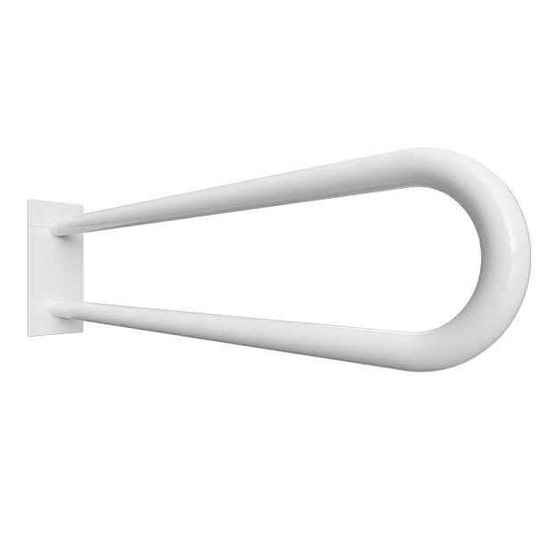 Madlo podpěrné ve tvaru U Bemeta Help 813 mm s krytkou bílá