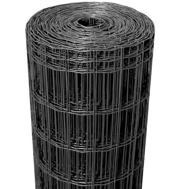 Plotová Síť 100 cm Potažená 1 m/20 m Svařovaná antracit oko 10x5 cm
