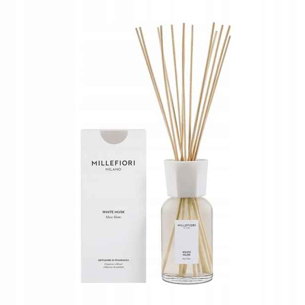 Vonné tyčinky 500 ml White Musk Millefiori