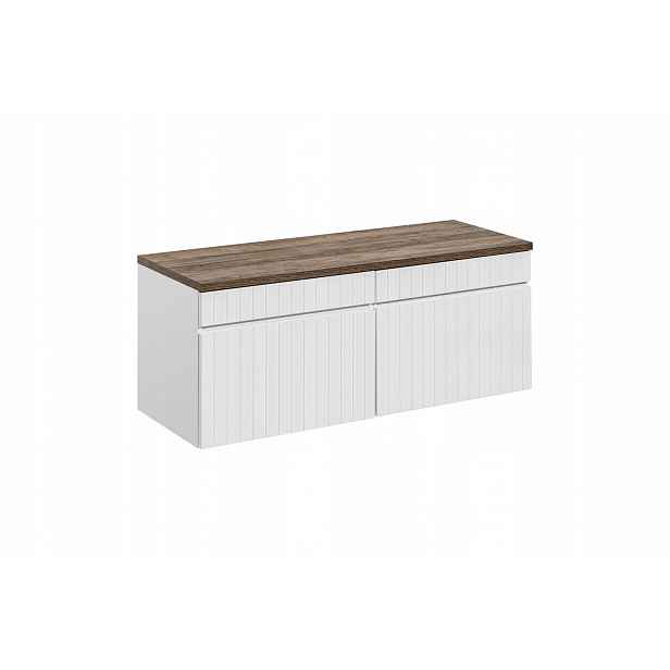 Zestaw meblowy 120cm z blatem, Iconic White