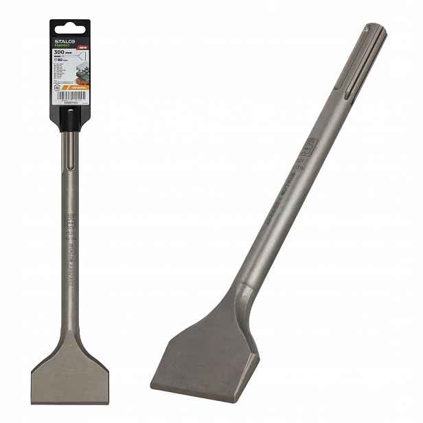 Ploché Široké Dláto Sds Max 75 X 300 MM Pro Betonu Stalco