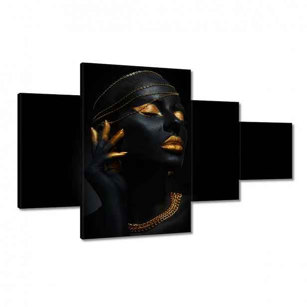 Obrazy 130x80 Zlatá aparace