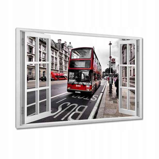 Obrazy 90x60 Zajímavý londýnský autobus