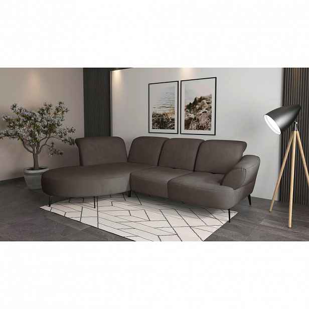 Sit & More ROHOVÁ SEDAČKA, textil, jílová barva