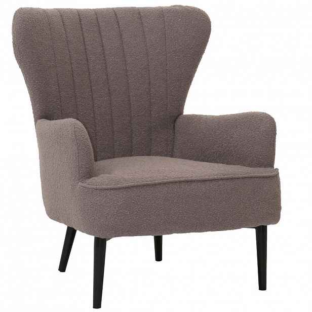 MCW LOUNGE KŘESLO Světle šedé
