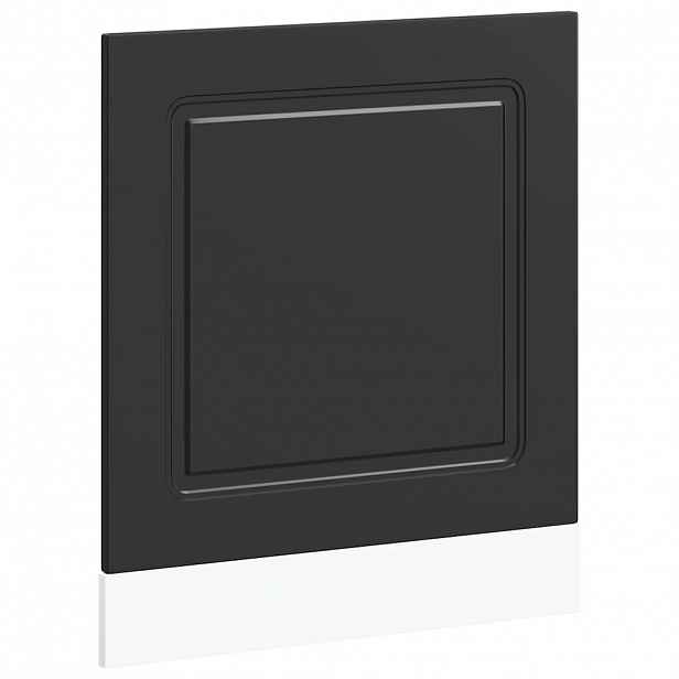 vidaXL Panel na myčku Kalmar černý 60x1,5x57 cm kompozitní dřevo