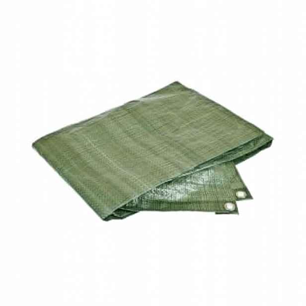 Krycí plachta Florada 6x8 m zelená silná Uv vyztužená s oky 130 g