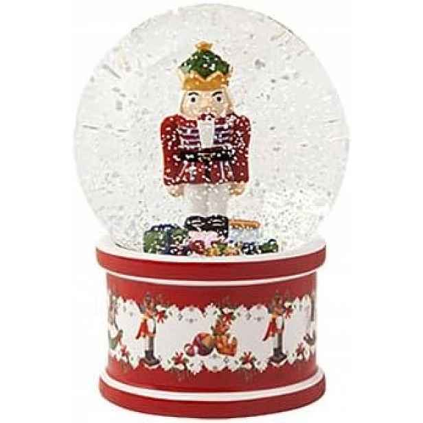 Vánoční Porcelánová Sněhová Koule, Dekorace 13 CM