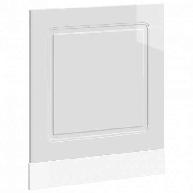 vidaXL Panel na myčku Kalmar bílý vysoký lesk 60x1,5x57 cm kompozit