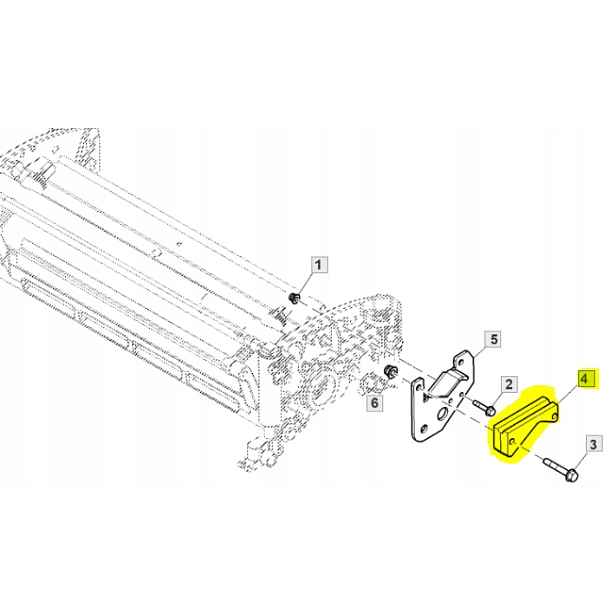 Vodící lišta John Deere 2400 2500 2500B MT147