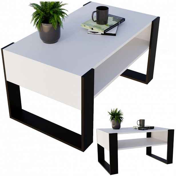 CraftPAK KONZOLOVÝ STOLEK Dřevotřísková deska obdélníkový stabilní Bílý 45/53,6/92 cm