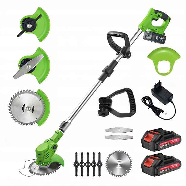 Elektrický Aku Vyžínač S 2 Bateriemi A Nabíječkou