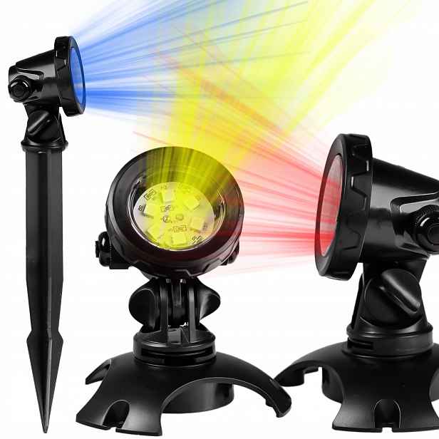Led Zahradní Světla Barevná Zahradní Osvětlení Automatická 7 Barev