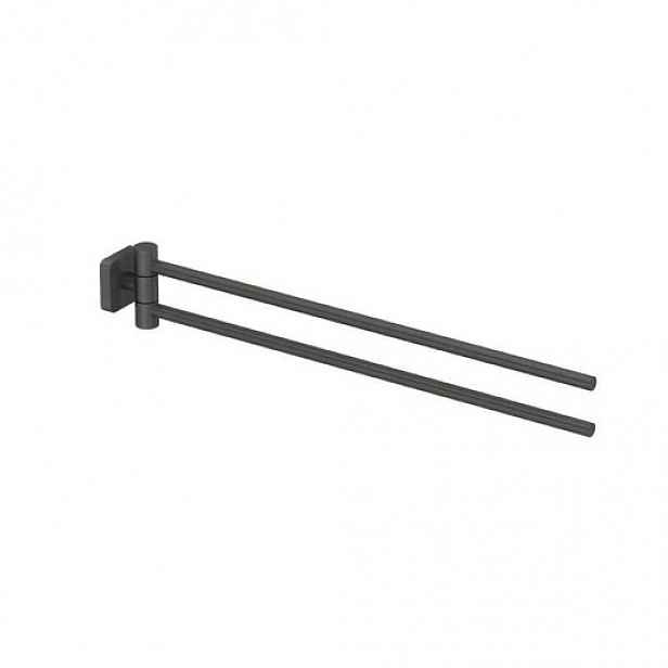 Kludi Vela S držák ručníků kartáčovaný gunmetal 25977N2