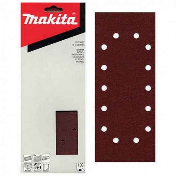 Makita - Brusný pás K60, 115x280 mm, 10 ks P-33015