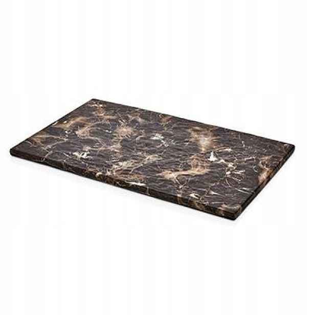 Melamin Mramorová Miska Prost 53x32,5CM Hnědá