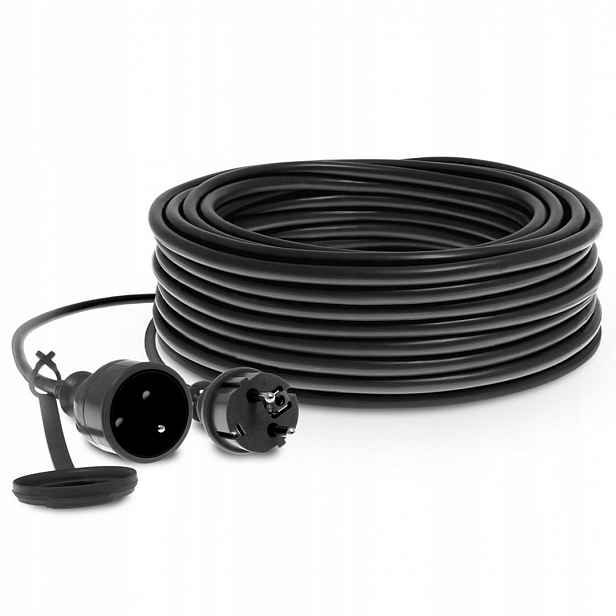 Prodlužovací Kabel dílenský Plastrol W-97288 20m 4000W 16A kabel 3x2,5mm guma